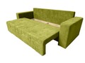 Canapea extensibila Venice 238x96x80 cm, cu lada de depozitare, Verde