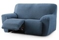 Husa canapea relax elastica bi-stretch, Premium Roc, 2 locuri, albastru C/3