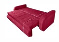 Canapea extensibila Genoa Rosu, 230x97x78 cm, cu lada de depozitare