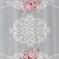 Covor Delicate, Sedef Koberec 904, 80 x 150 cm, 100% poliester, gri/alb/rosu