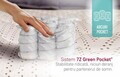 Saltea Green Future Luxuria Intense Memory Pocket 7 Zone 120x200 cm, H 28 cm