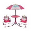 Set mobilier de gradina pentru copii Unicorn, Decoris, 4 piese, multicolor