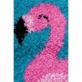 Covor Play Days Flamingo Pink/Blue, 100% poliester, 80x120 cm, multicolor