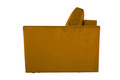 Canapea extensibila Ferrara, 232x97x75 cm, cu lada de depozitare, Mustard