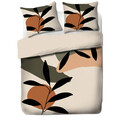 Lenjerie de pat dubla Tierra, Homla, 3 piese, 160x200 cm, microfibra din poliester, multicolor