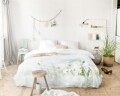 Lenjerie de pat pentru două persoane Summer Morning Meadow Green, Royal Textile, 100% bumbac organic