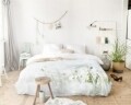 Lenjerie de pat pentru două persoane Summer Morning Meadow Green, Royal Textile, 100% bumbac organic