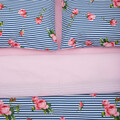 Lenjerie de pat dubla Rose, Heinner Home, 4 piese, 100% bumbac, multicolor