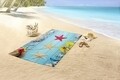 Prosop de plaja, Good Morning, Beachy, 100x180 cm, 100% polivelour, multicolor