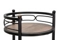 Biblioteca Essential Round, Mauro Ferretti, Ø28 x 112 cm, fier/MDF
