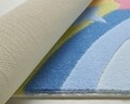 Covor Rainbow - Blue, Confetti, 100x150 cm, poliamida, multicolor