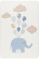 Covor Sweet Elephant - White, Confetti, 100x150 cm, poliamida, multicolor