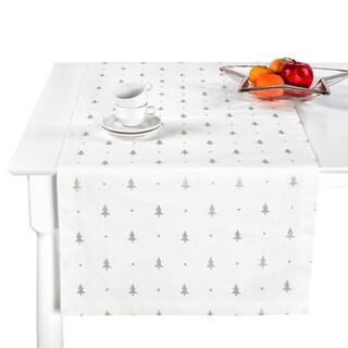 50x150 cm, Alb/Argintiu