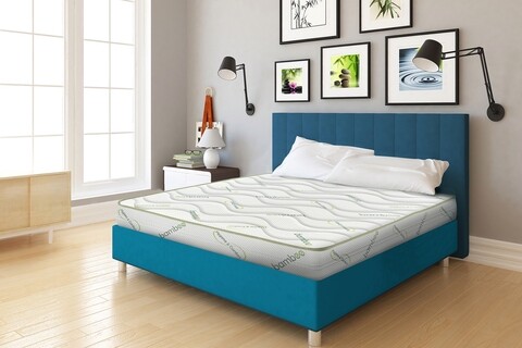 Saltea Green Future Cool Bamboo 12+3 cm Memory, 140x190x18 cm, Anatomica, Ortopedica