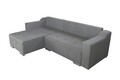 Coltar extensibil Verona Gri 287x169x96 cm cu lada de depozitare