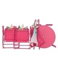 Set mobilier de gradina pentru copii Unicorn, Decoris, 4 piese, multicolor