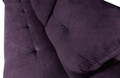 Canapea extensibila Marbella 230x93x77 cm, cu lada de depozitare, mov