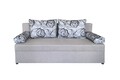 Canapea extensibila Odessa 185x85x80 cm, cu lada de depozitare, Grey Flower