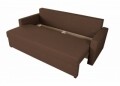 Canapea Extensibila Firenze Lux Dark Chocolate 218x85x85 cm + lada de depozitare, maro