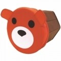 Cutie de depozitare Bear Jocca, 21 x 22 cm, polipropilena, maro/portocaliu