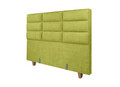 Pat matrimonial, Stockholm, Harmony E, 140x200 cm, saltea tip Pocket, topper memory, Verde