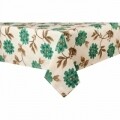 Fata de masa Green Flowers, Heinner Home, 145 x 240 cm, 100% bumbac, multicolora