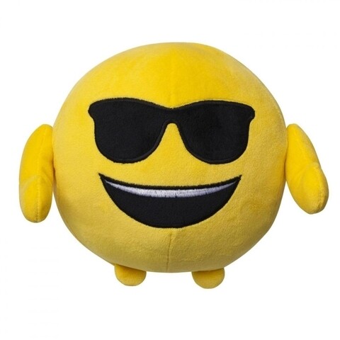 Plus Smiling face sunglass, Ø18 cm, galben