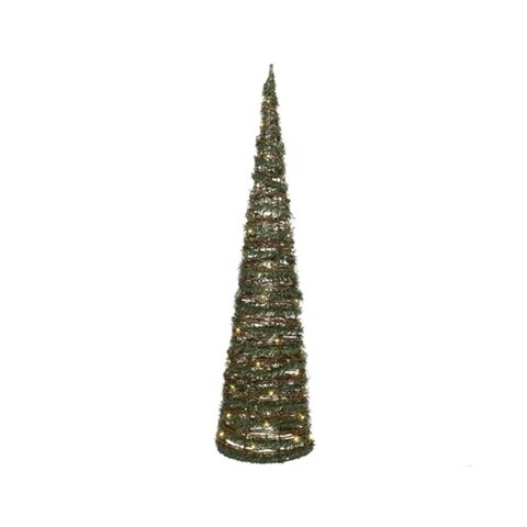 Decoratiune luminoasa Tree, Lumineo, 40 LED-uri, 19x19x60 cm, multicolor