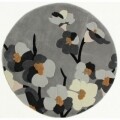 Covor Infinite Blossom, Flair Rugs, 135 cm, 100 % poliester, gri/bej