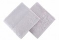 Set 2 prosoape de maini 50x90 cm, 100% bumbac, Soft Kiss, Burumcuk  Lilac, lila