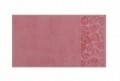 Set 2 prosoape de maini 50x90 cm, 100% bumbac, Saheser, Kısmi Kadife Yaprak, roz coral