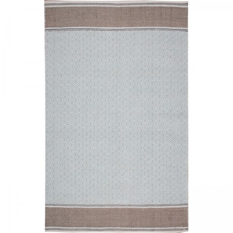 Covor rezistent Eko, 9027 - Blue, Grey, 100% bumbac,  120 x 180 cm