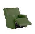 Husa fotoliu cu recliner elastica bi-stretch, Ulises, verde C/4