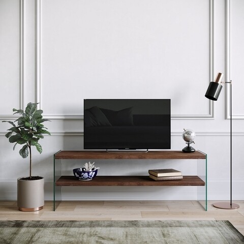 Comoda TV Neostill TV1003, 120 x 35 x 45 cm, walnut