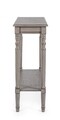 Consola Margaret Rectangular, Bizzotto, 81 x 30 x 81 cm, lemn de pin/MDF