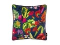 Perna decorativa, Christian Lacroix, Tropical Blue, 45x45 cm, catifea/bumbac, multicolor