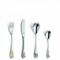 Set tacamuri pentru copii, 4 piese, Amefa, Safari, inox