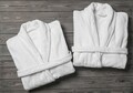 Halat de baie Hotel Line, Bedora, marime universala L-XL, 100% bumbac frotirat, 400 gr/mp, alb