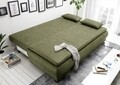 Canapea extensibila, Sophie, Brego 77 Olive, 3 locuri, 208 x 93 x 105 cm, olive