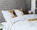 Lenjerie de pat dubla Beauty Sleep White, Royal Textile, 3 piese, 200 x 220 cm, 100% bumbac, multicolora