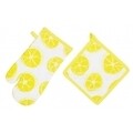 Set 2 piese pentru bucatarie, Lemony, Bizzotto, 100% bumbac