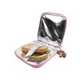 Geanta termoizolanta pentru sandwich SnackRico, Iris Barcelona, 16x15x1 cm, poliester, roz