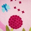 Covor Polen - Pink, Confetti, 133x133 cm, poliamida, multicolor