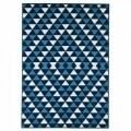 Covor indoor outdoor Floorita TRIANGLES NAVY 160X230