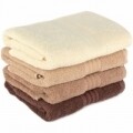 Set 4 prosoape de maini Brown Delight, Hobby,  50 x 90 cm, 100% bumbac, maro