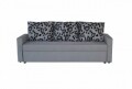 Canapea Extensibila Firenze Grey Black Flower 218x85x85 cm + lada de depozitare