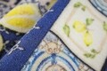 Covor pentru bucatarie, Olivio Tappeti, New Smile Modern, Blue Lemons, 57 x 115 cm, nylon, multicolor