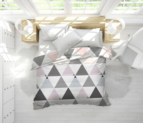 Pilota Alcam, Geometry Shape, microfibra matlasata, 180x200 cm, 250 g/mp