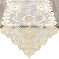 Traversa de masa InArt Lace Clarence, 40x100 cm, poliester, crem