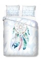 Lenjerie de pat dubla Dream Catcher, Bedora, 4 piese,  180x200 cm, 100% bumbac, multicolor